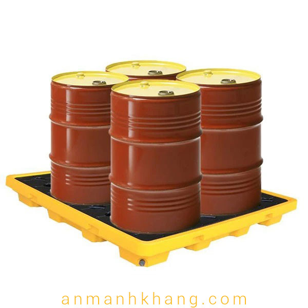 Pallet Chống Tràn 4 Phuy